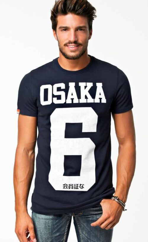 Half Sleeve Printed – Blue