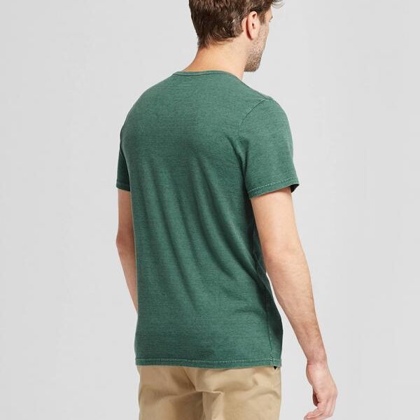Mens-Standard-Fit-Short-Sleeve-Crew-T-Shirt02-600x764 Half Sleeve Solid - Green